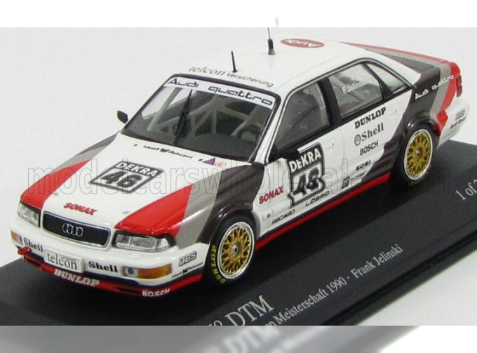 AUDI V8 Quattro N 46 Dtm 1990 F.jelinski, White Red