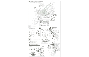 Фототравление YAMAHA Yzr500 №4 (1989)