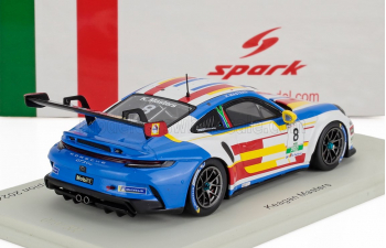 PORSCHE 911 992 Gt3 №8 Porsche Carrera Cup Italy Champion (2024) Keagan Masters, White Blue Red