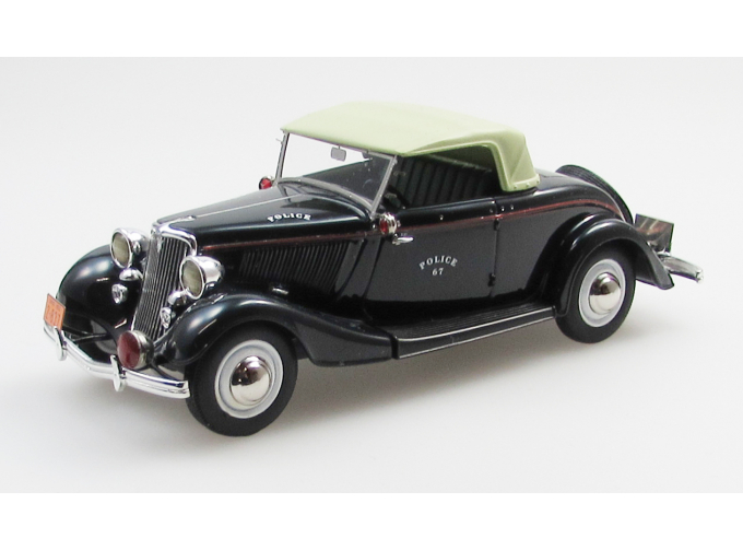 FORD Model 18 roadster police top up (1933), blue