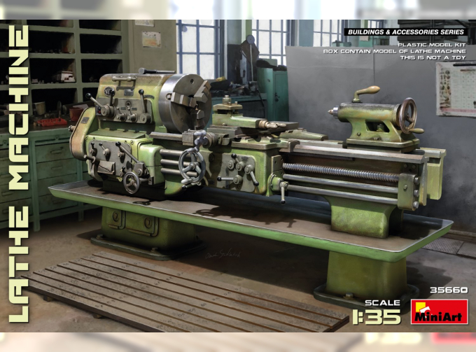 Сборная модель Токарный станок/ Lathe Machine