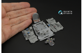 3D Декаль интерьера кабины Nakajima Ki-84 Hayate (Hasegawa)