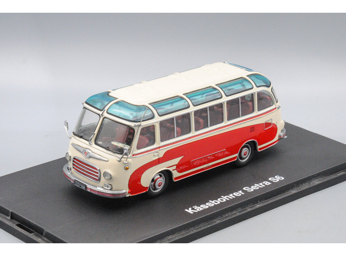 KAESSBOHRER SETRA S6, cream / red