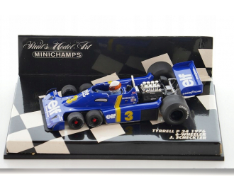 TYRRELL P 34 1976  #3 6-Wheeler J. Scheckter, blue