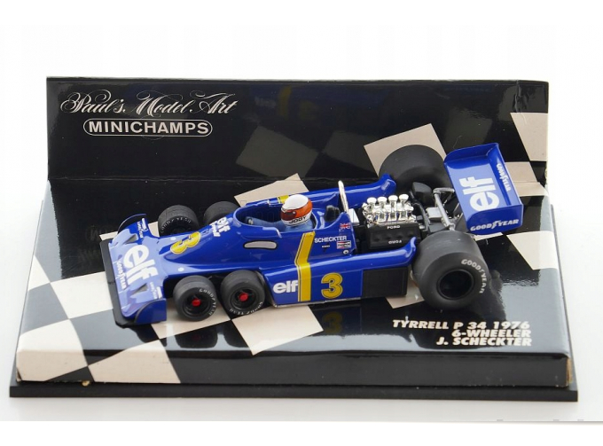 TYRRELL P 34 1976 #3 6-Wheeler J. Scheckter, blue