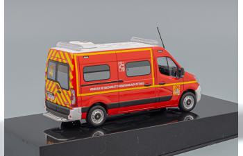 RENAULT Master Van Vsav Sapeurs Pompiers (2014), Red White