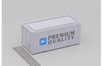 Контейнер металлический, серый