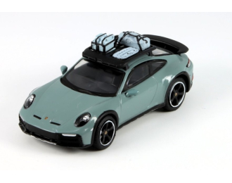 PORSCHE 911 992 Dakar 3.0 Coupe With Pack Roof Accessories (2023), Shade Green