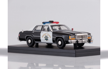 FORD LTD Crown Victoria "California Highway Patrol" (1987), black