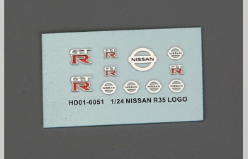 Декаль Nissan R35 Metal LOGO