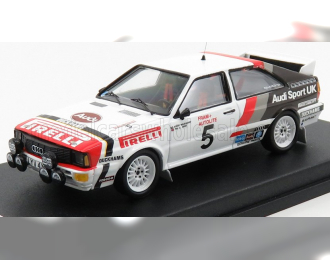 AUDI Quattro №5 Winner Rally Welsh (1982) B.waldegaard - P.short, White Red