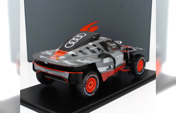 AUDI Q E-tron Rs Team Audi Sport N 204 Rally Dakar (2023) Stephane Peterhansel - Edouard Boulanger, Grey Silver Black