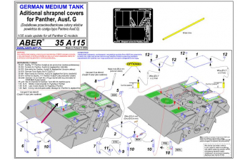 Aditional shrapnel covers for Panther Ausf.G