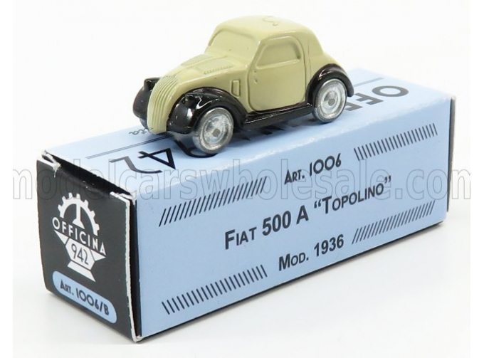 FIAT 500a Topolino (1936), Beige Black