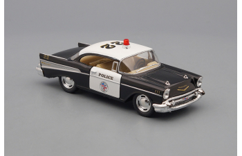 CHEVROLET Bel Air Police (1957), black / white