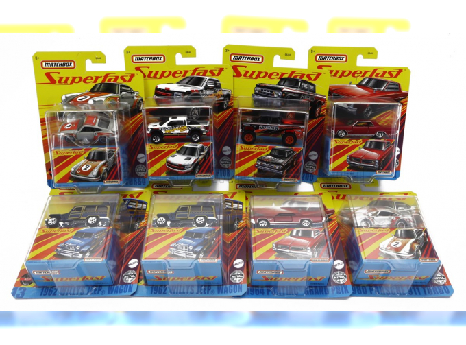 PORSCHE Set Assortment 8 Pieces, Various