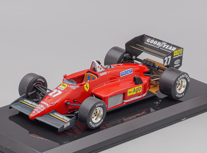 FERRARI F1 156-85 N 27 Winner Germany Gp (1985) Michele Alboreto - Blister Box, red / black