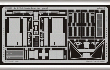 Цветное Фототравление для Ju 87G-2 Stuka interior