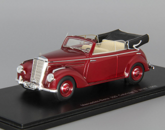 MERCEDES-BENZ 220 Cabriolet B W187 (1952), dark red