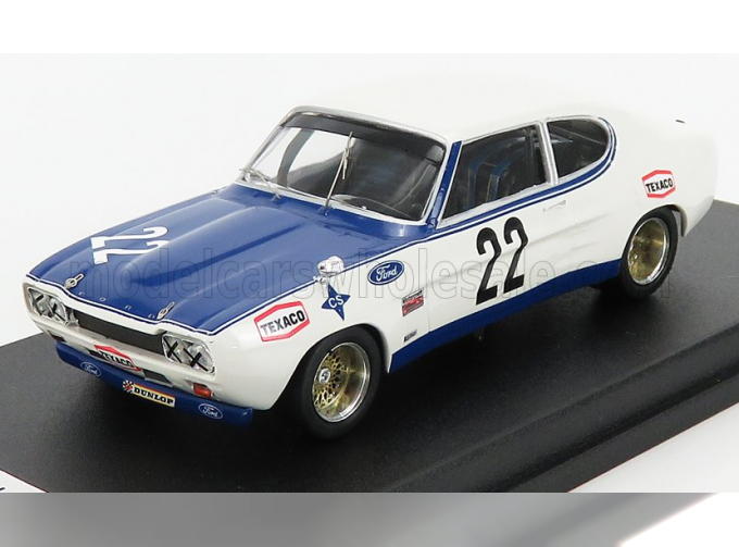 FORD Capri 2600 Rs №22 Winner Rally Villa Real (1972) J.Mesia, White Blue