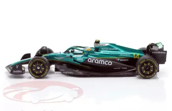 ASTON MARTIN  AMR 25 №14 Formula 1 Fernando Alonso with helmet (2025), black/silver/turquoise