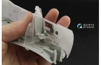 3D Декаль интерьера кабины пилота SBD-2 Dauntless (Trumpeter)