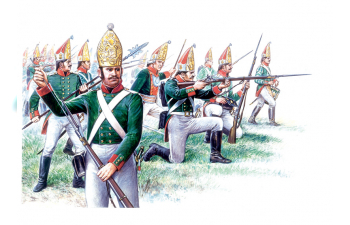 Сборная модель фигурки Русские гренадеры-Наполеоновские войны