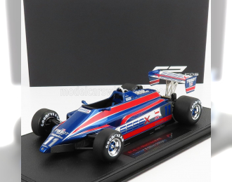 LOTUS F1  81 Essex N 11 Mario Andretti 1980 - Con Vetrina - With Showcase, Blue Met Red