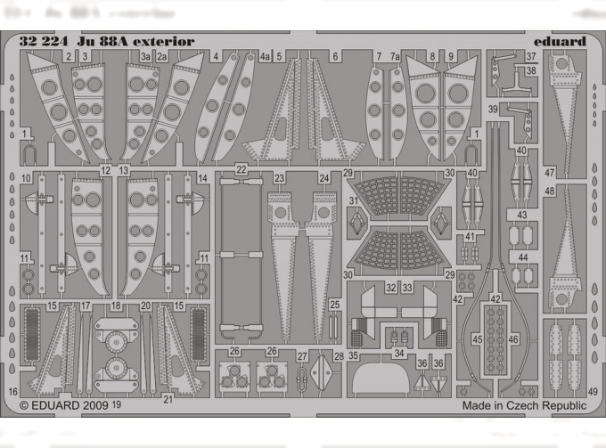 Фототравление для Ju 88A exterior