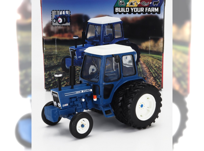 FORD 7600 Tractor (1969), Blue White