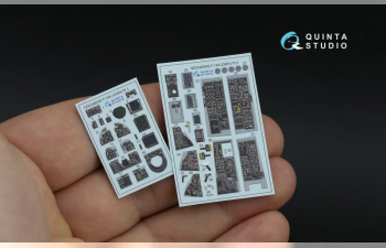 3D Декаль интерьера кабины F-14A Tomcat (GWH) (малая версия)