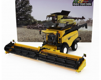 NEW HOLLAND Combine Cr9.90 Mietitrebbia Gommata (2020), Yellow Black