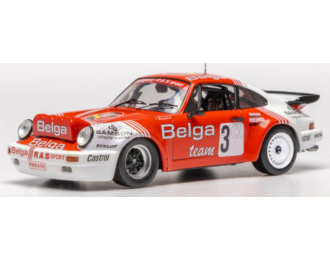 PORSCHE 911 SC/RS #3 R.Droogmans/R.Joosten Circuit des Ardennes (1985), red/white 