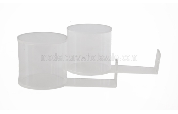 ACCESSORIES 2x Wall Display Showcase Support For Helmet Scale 1/2, Plastic Display