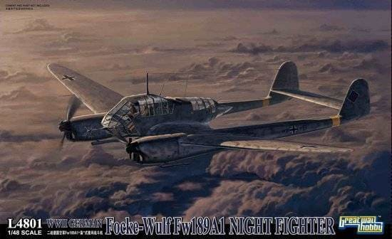 Сборная модель WWII German Fw 189A-1 Night Fighter