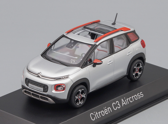 CITROEN C3 Aircross (кроссовер) 2017 Cosmic Silver/Orange Deco