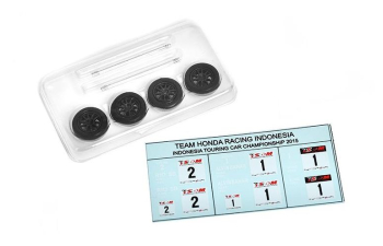 HONDA Jazz GK5 #1 Indonesia Touring Car Championship (2015), white/red