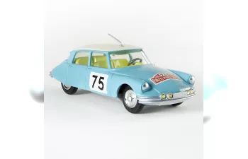 CITROEN DS 19 №75, Rally Monte Carlo (1965), light blue