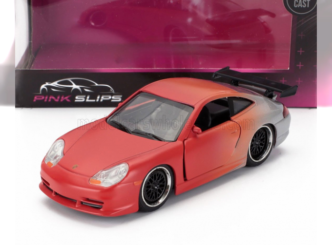 PORSCHE 911 996 Gt3 Coupe (1999), Orange Silver