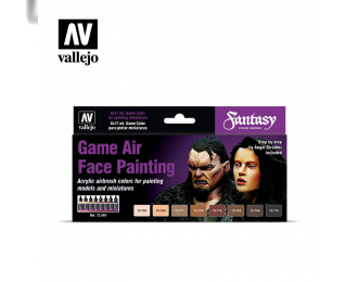 Набор Game Air FACE PAINTING 8 х 17 мл