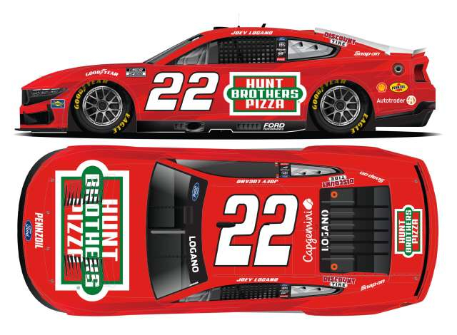 Ford Mustang #22 Joey Logano *Hunt Brothers Pizza*, red 2025