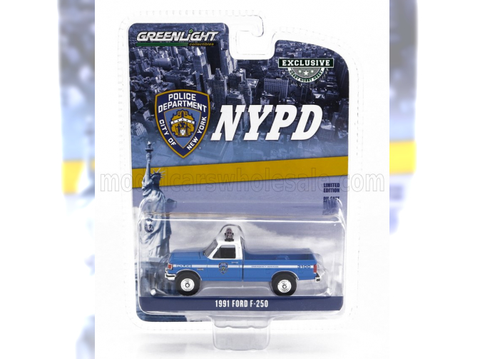 FORD F-250 Pick-up Nypd Police (1991), Light White