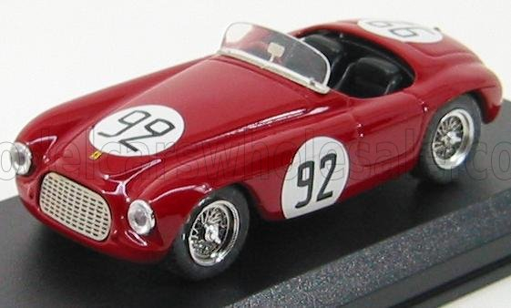 FERRARI 225s Touring N92 12th Gp Montecarlo (1952) E.Castellotti, red