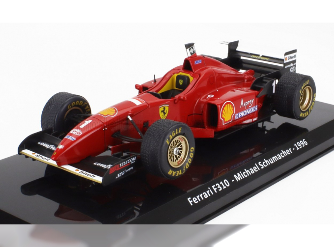 FERRARI F1 F310 №1 Season Gp (1996) Michael Schumacher - Con Vetrina - With Showcase, Red