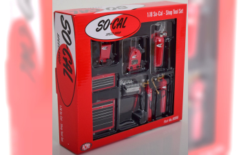 SONSTIGES So-Cal Shop Tool set, red