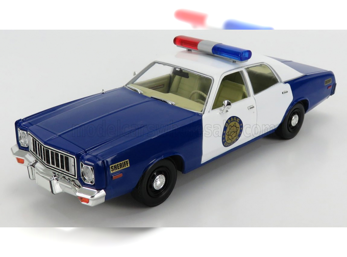 PLYMOUTH FURY POLICE OSAGE COUNTY SHERIFF (1975), BLUE WHITE