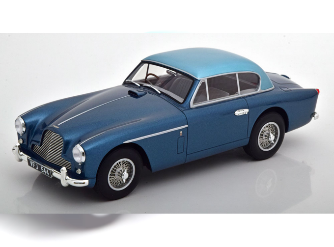 ASTON MARTIN DB 2/4 MK2 FHC (1955), dunkelblau-metallic/blau