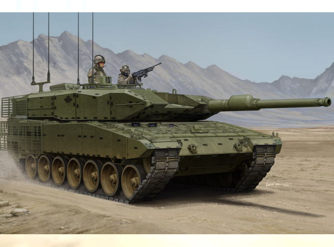 Сборная модель Танк Leopard 2A4M CAN