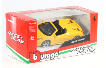 FERRARI 458 Spider (2009), yellow