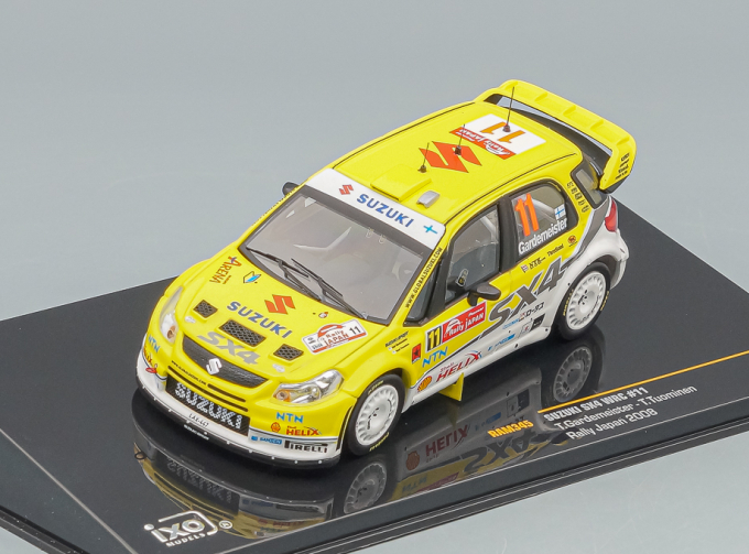 SUZUKI SX4 WRC No.11 Rally Japan T.Gardemeister - T.Tuominen (2008), yellow